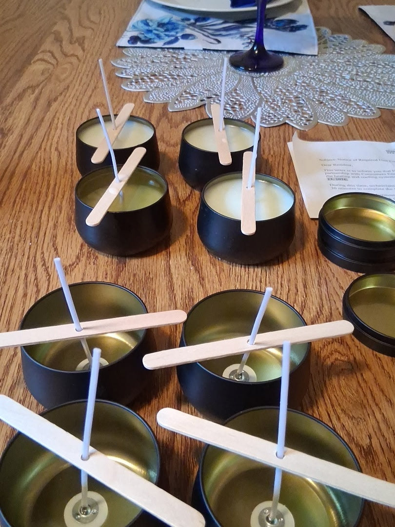 Lunar Lotus Candle